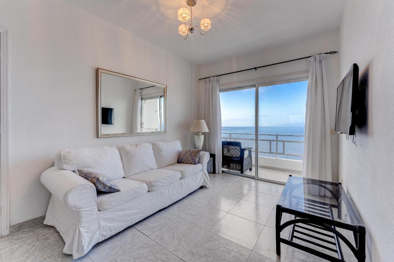 Incredible Sea & Mountain View Aircon Front Line Of Atlantic Ocean Apartment Puerto de Santiago  Ngoại thất bức ảnh